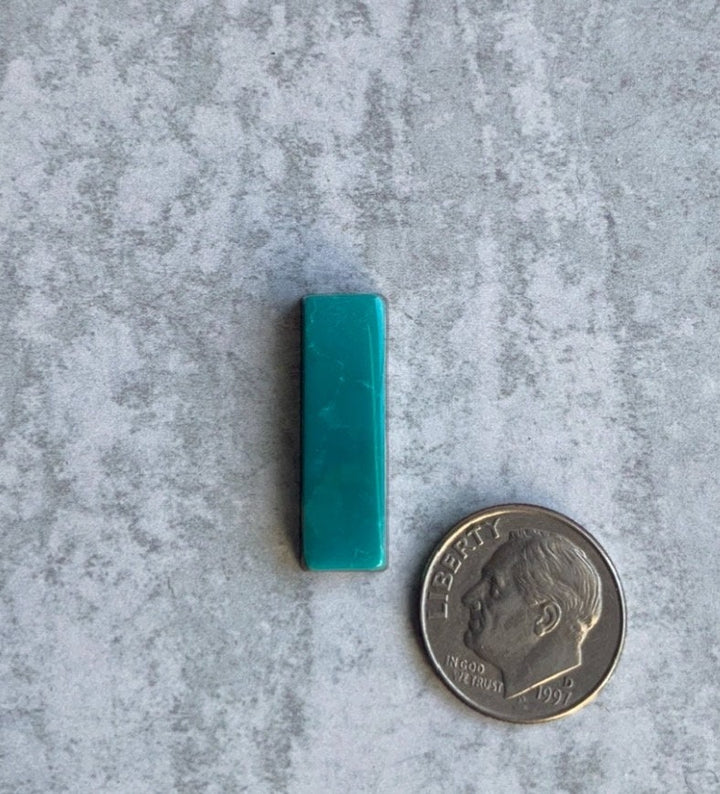 Beautiful Fox Turquoise Rectangular Bar Cabochon