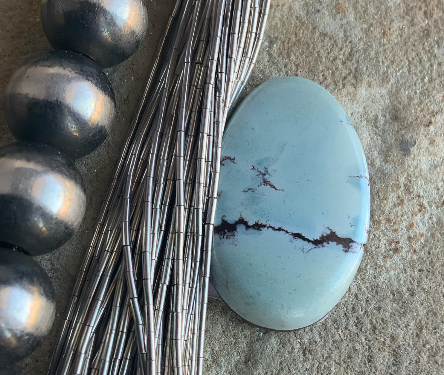 Gobi Desert Lavender or Golden Hills Turquoise Oval #G107