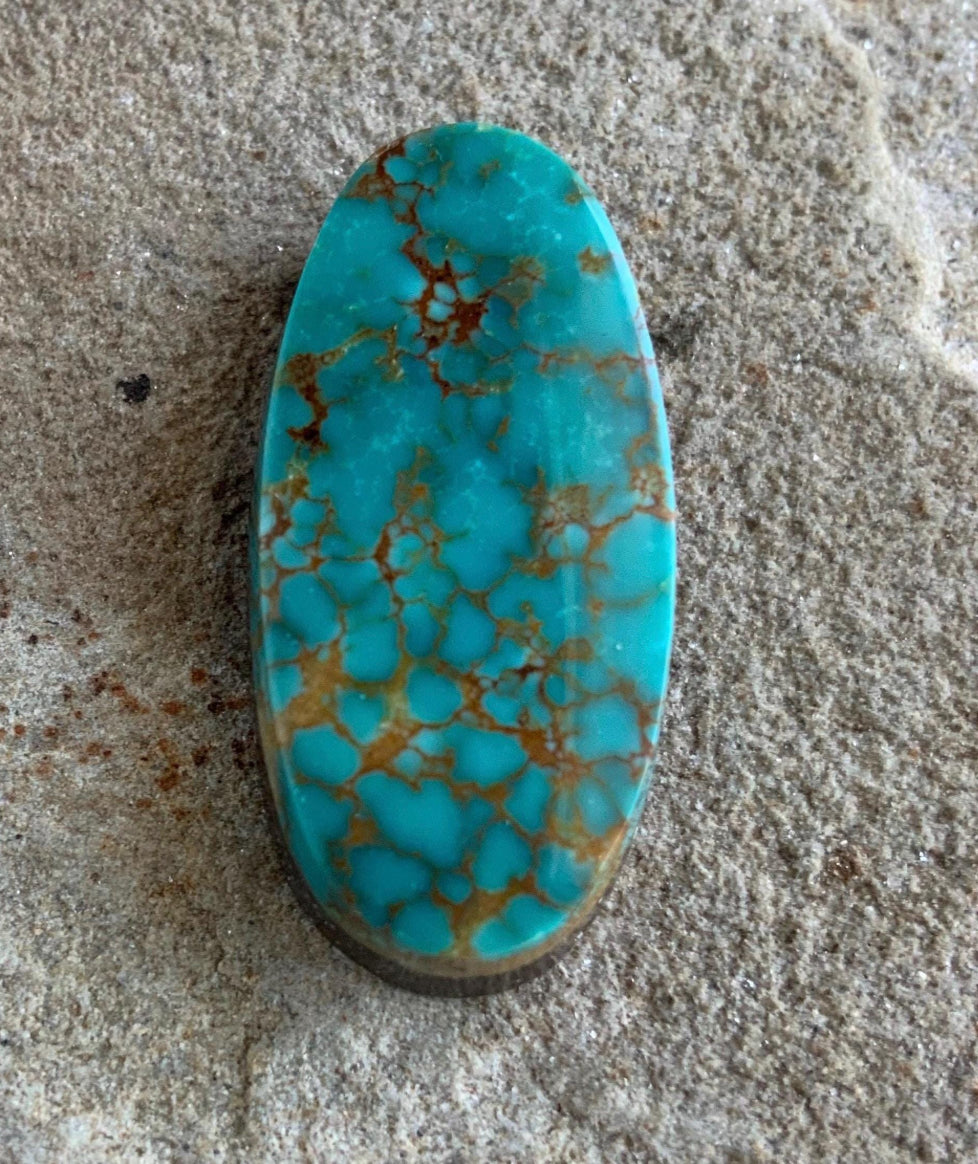 Lone Mountain Turquoise Oval Gemstone