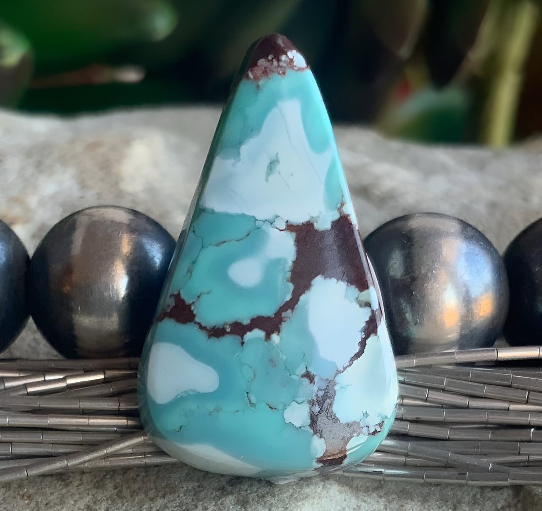Gobi Desert Lavender Triangular Gemstone #G143