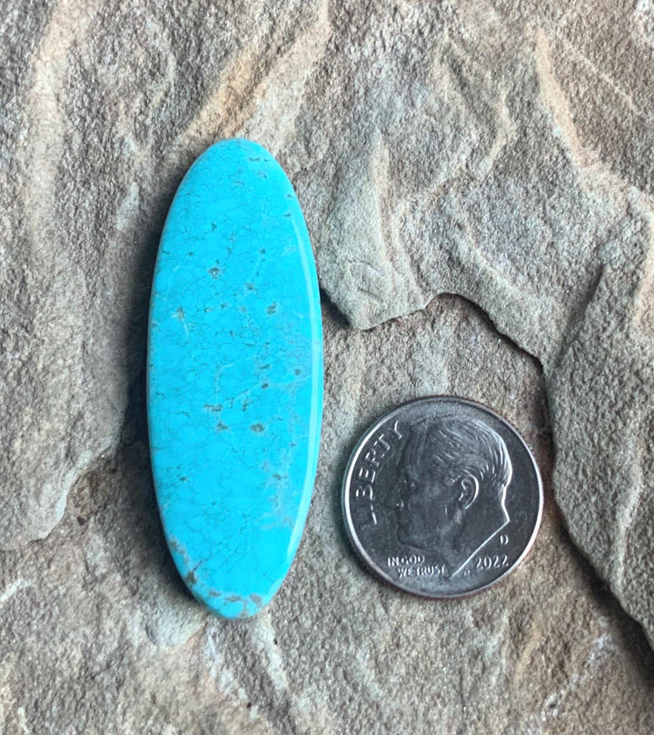 Sky Blue Royston Turquoise Long Oval Cabochon #R46
