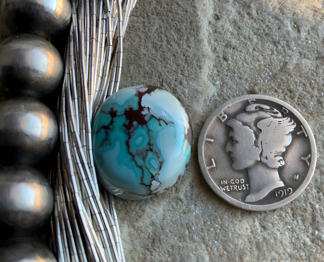 Gobi Desert Lavender or Golden Hills Turquoise Oval