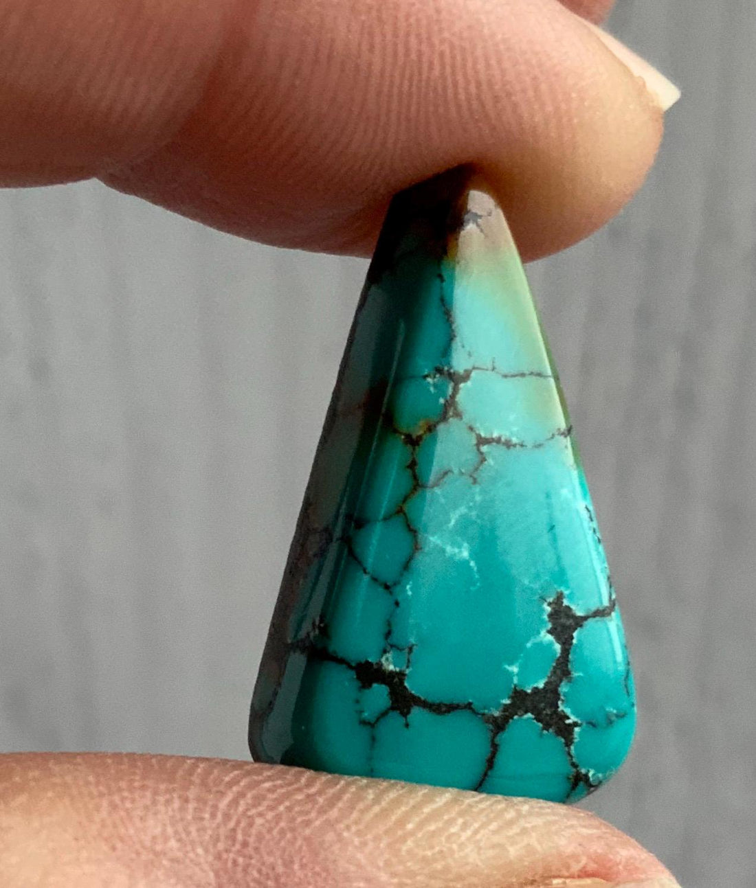 Beautiful Bao Canyon Turquoise Triangle Cabochon #BC140