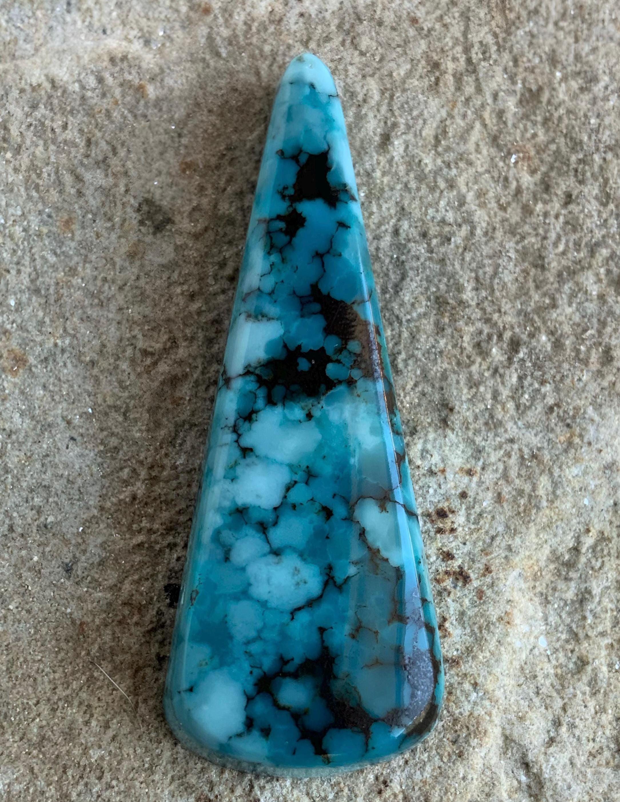 Bao Canyon Turquoise Blue Rectangular Cabochon #BC121
