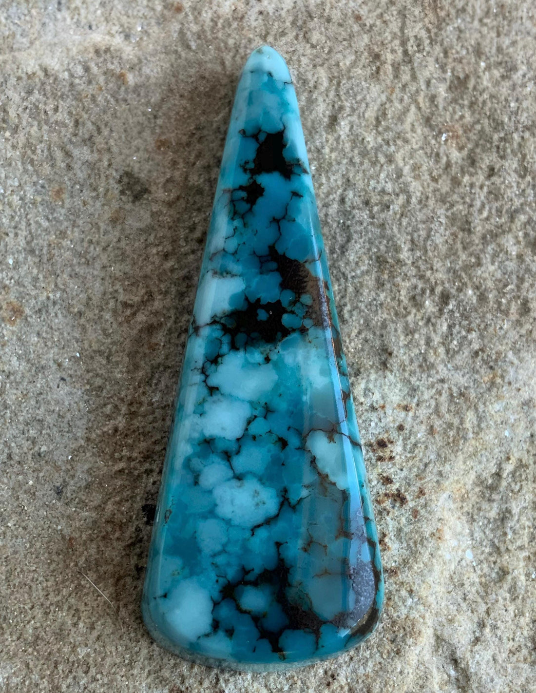 Bao Canyon Turquoise Blue Rectangular Cabochon #BC121