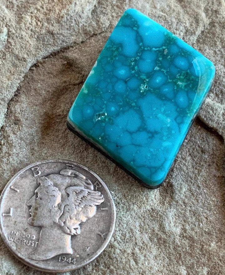Beautiful Blue Kingman Turquoise Mine Cabochon