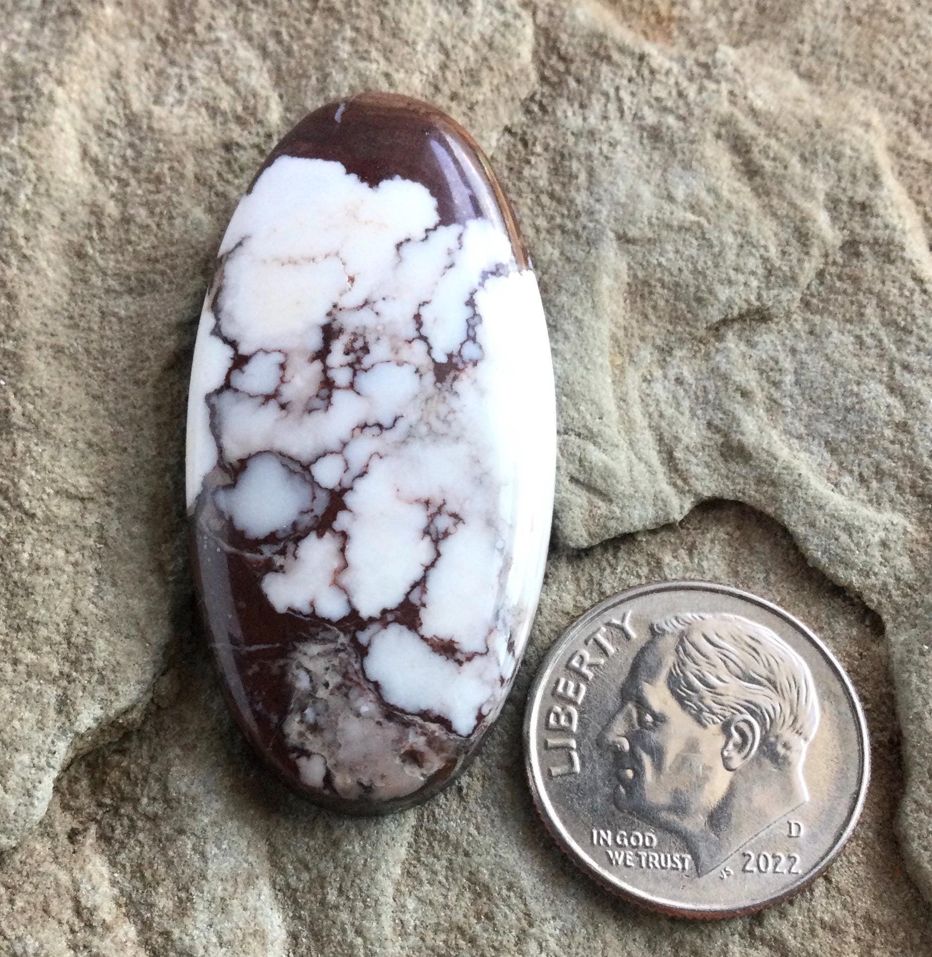 Incredible Wild Horse Magnesite Oval Cabochon