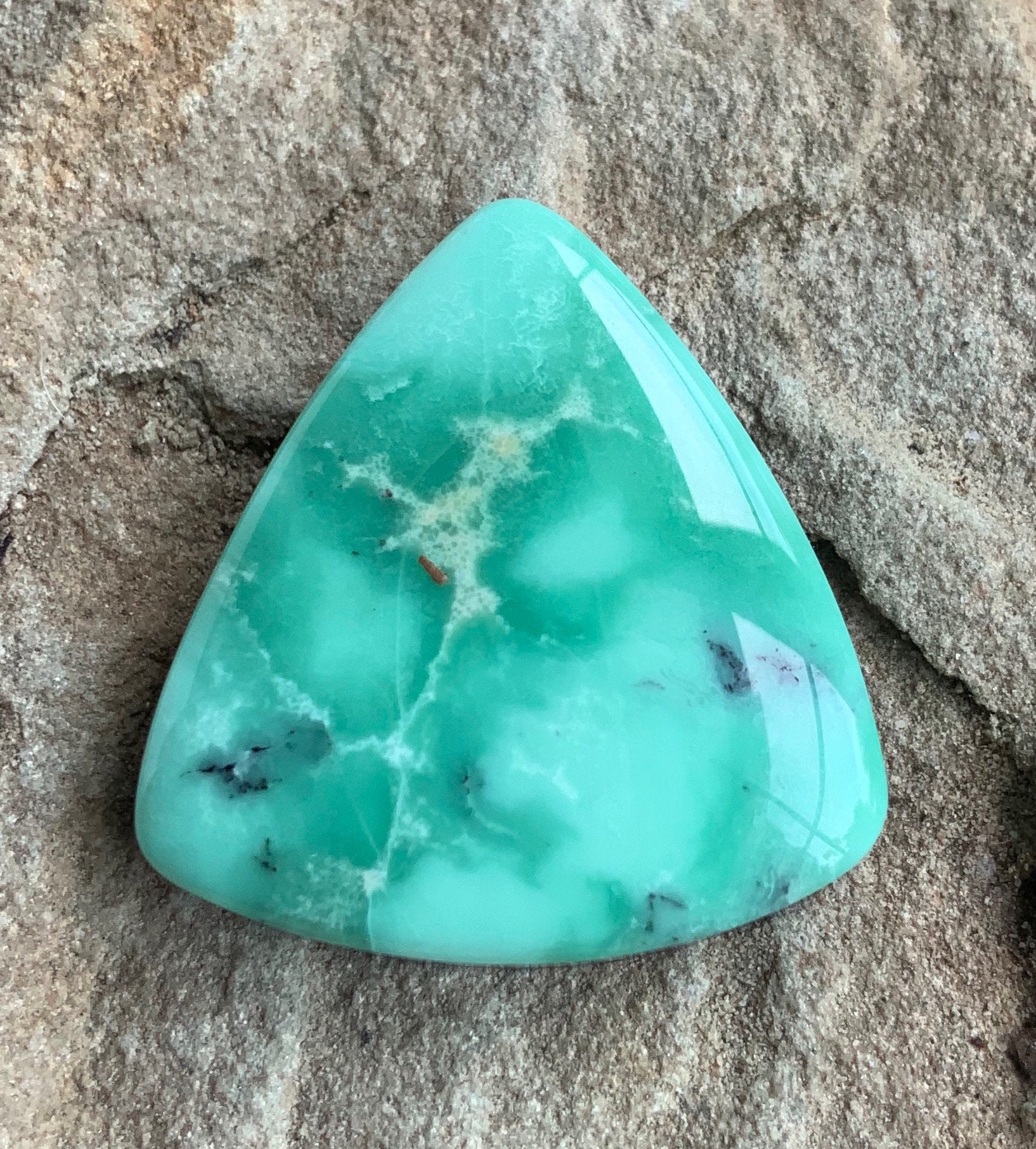 Gorgeous Natural Damele Turquoise Cabochon