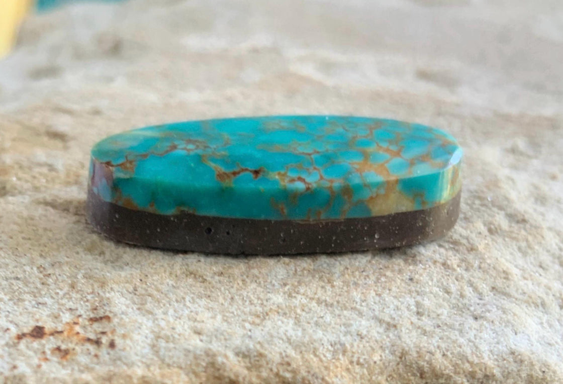Lone Mountain Turquoise Oval Gemstone