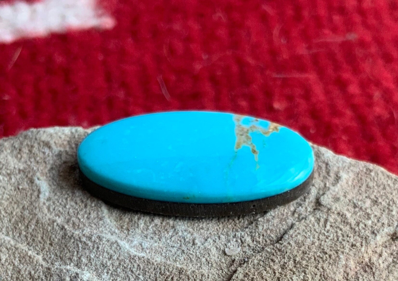 Natural Turquoise Mountain Turquoise Oval Cabochon-Arizona Gemstone #TM111