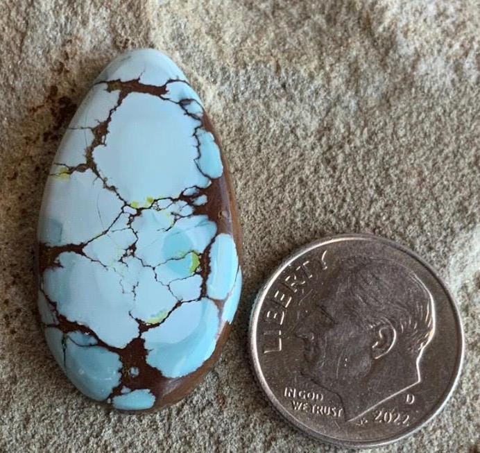 Beautiful Gobi Desert Lavender Turquoise Cabochon #106