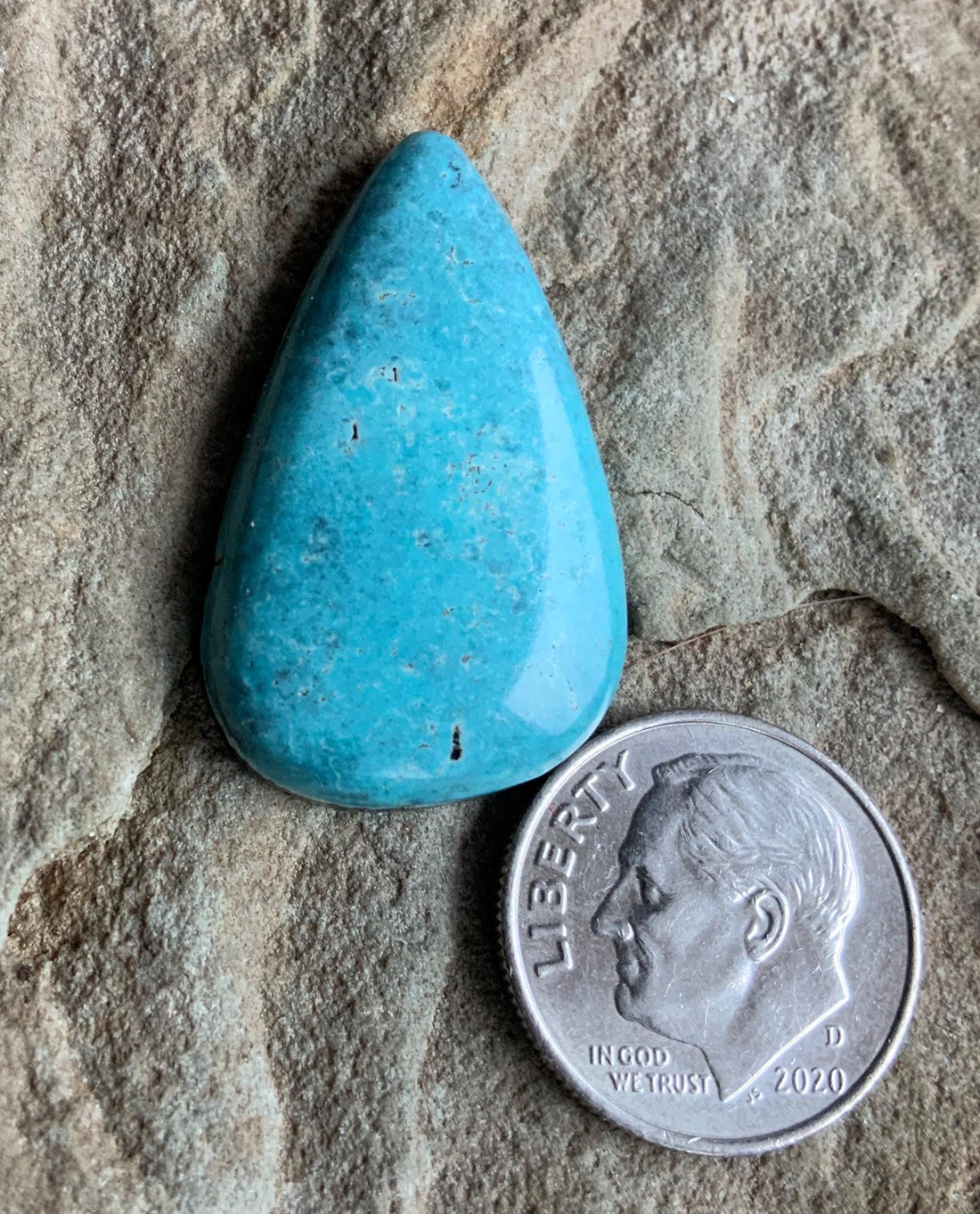 Beautiful Blue Gem Turquoise Cabochon