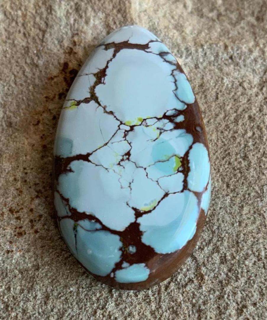 Beautiful Gobi Desert Lavender Turquoise Cabochon #106