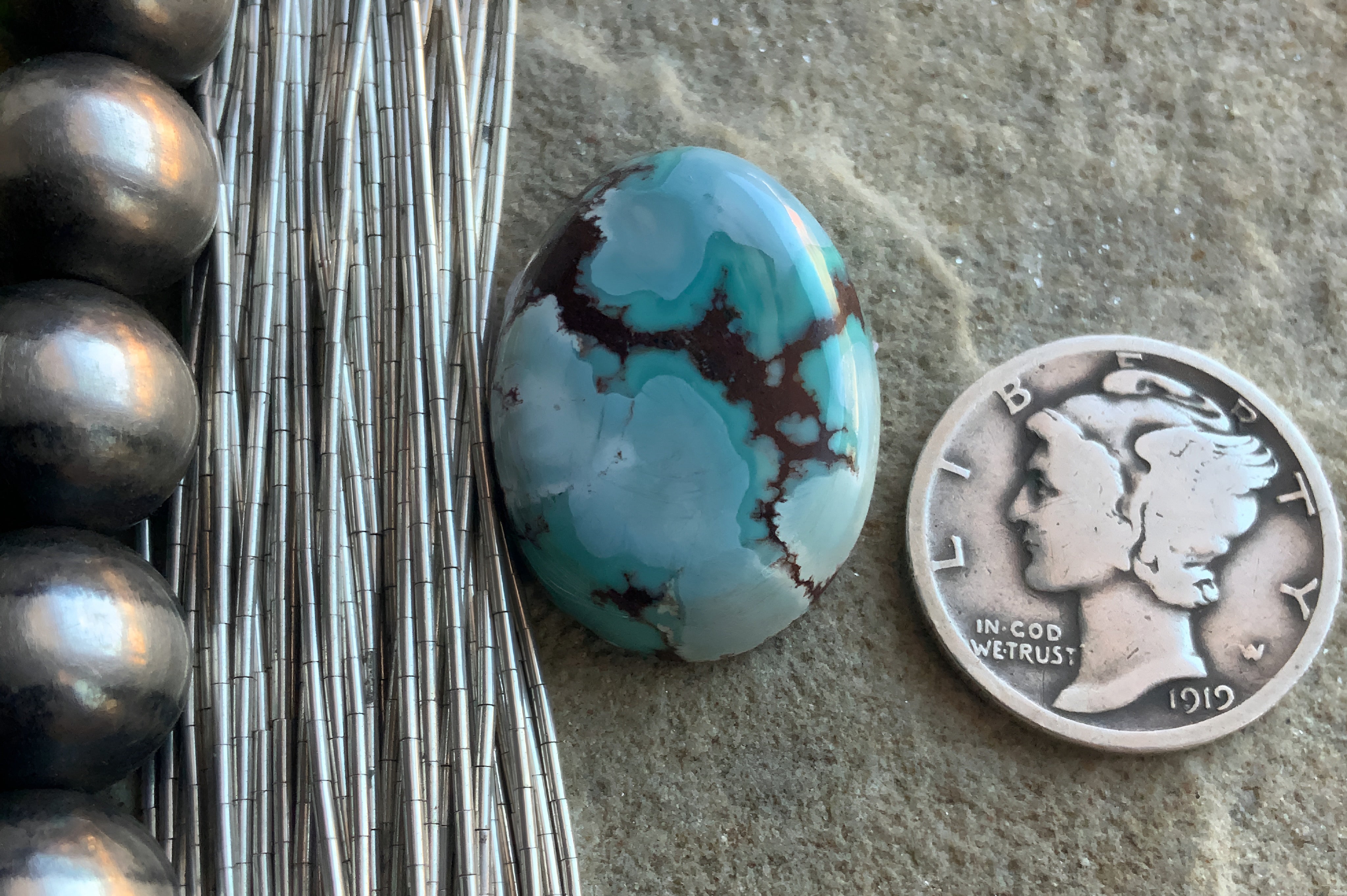 Gobi Desert Lavender or Golden Hills Turquoise Oval #G111