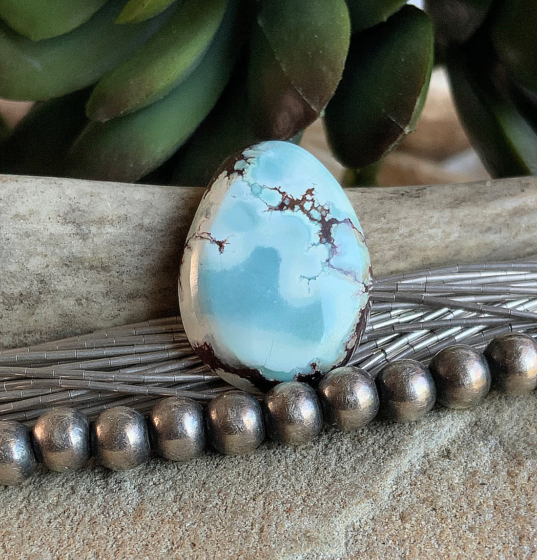 Gobi Desert Lavender Triangular Gemstone #G102