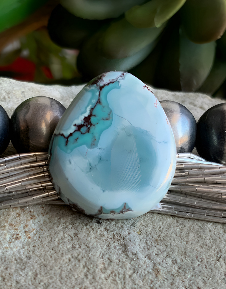 Gobi Desert Lavender or Golden Hills Turquoise Teardrop #G101