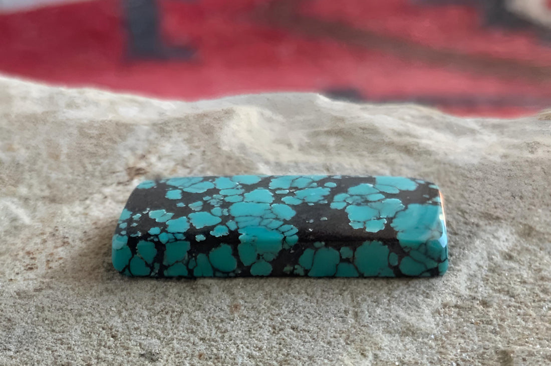 Bao Canyon Turquoise Rectangular Gemstone #BC132
