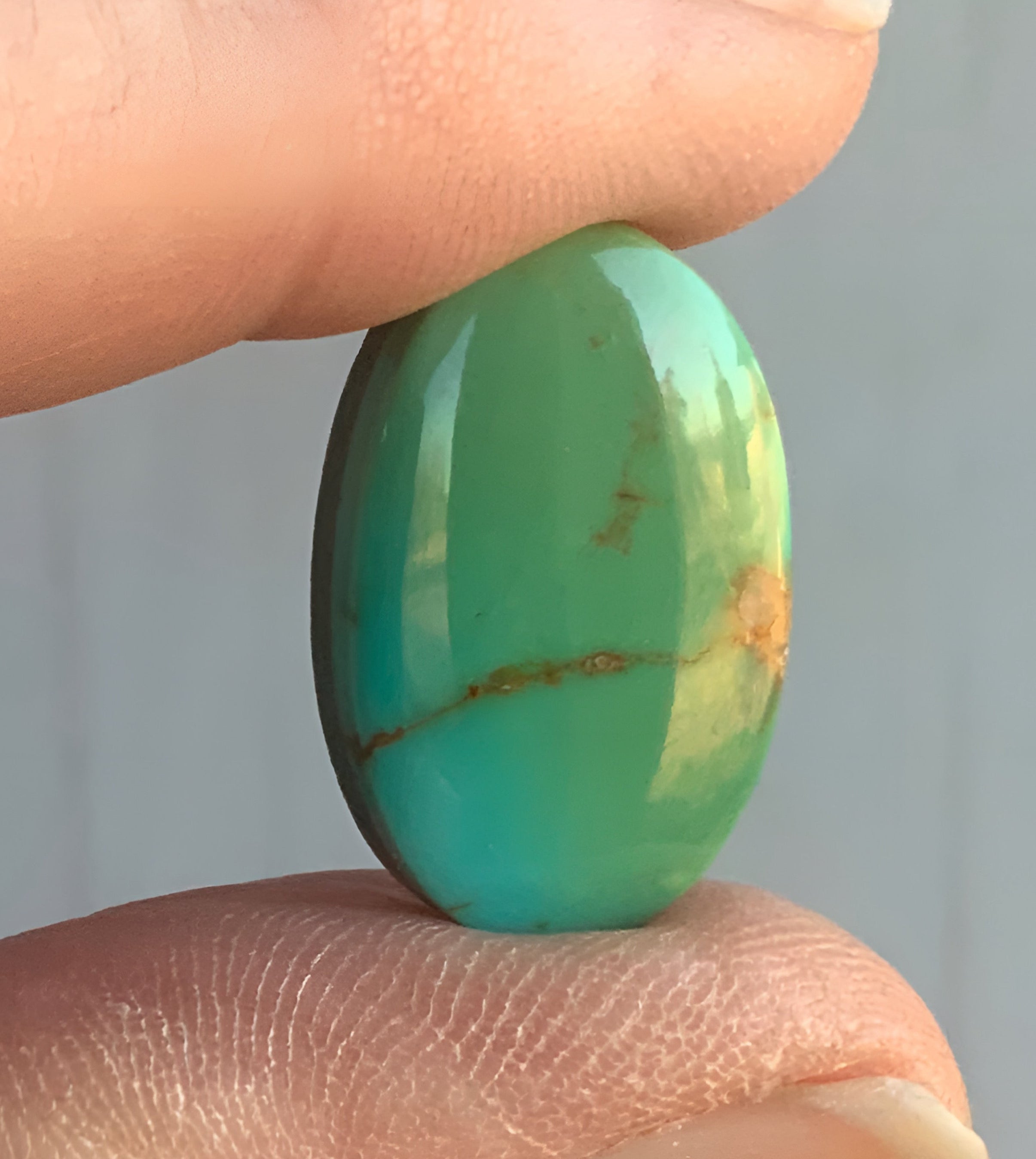 Natural Royston Turquoise Oval Gemstone