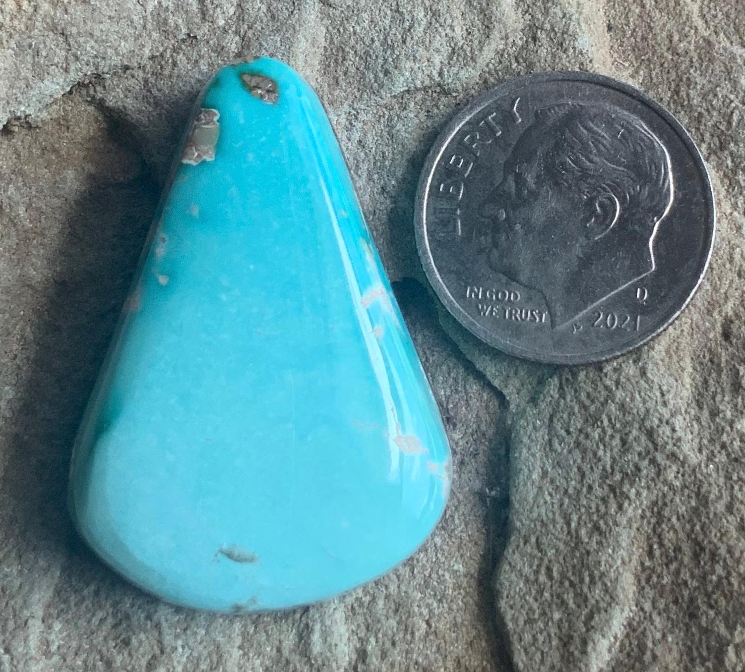 Royston Turquoise Triangular Blue Cabochon