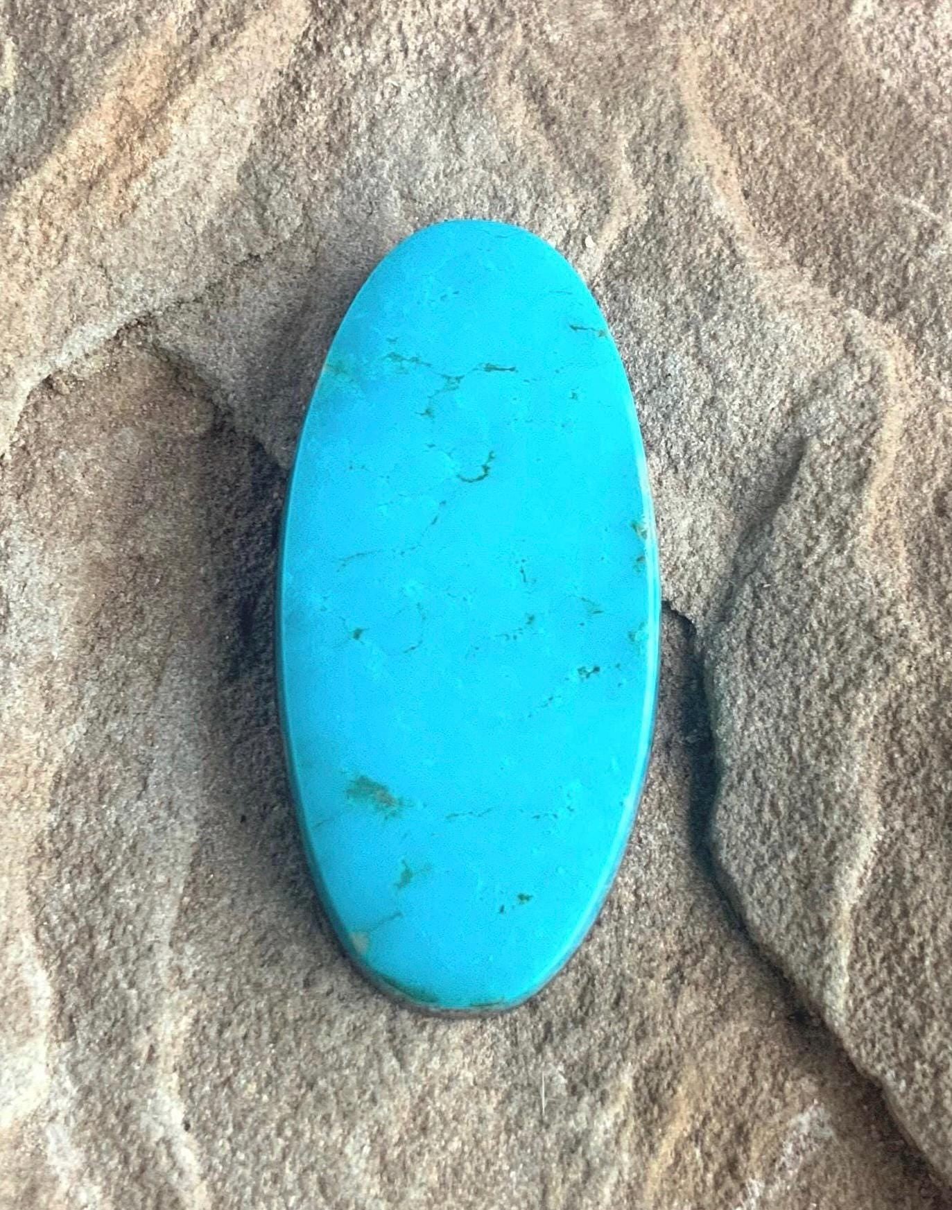 Turquoise Mountain Turquoise Oval Cabochon-Arizona Gemstone #TM21