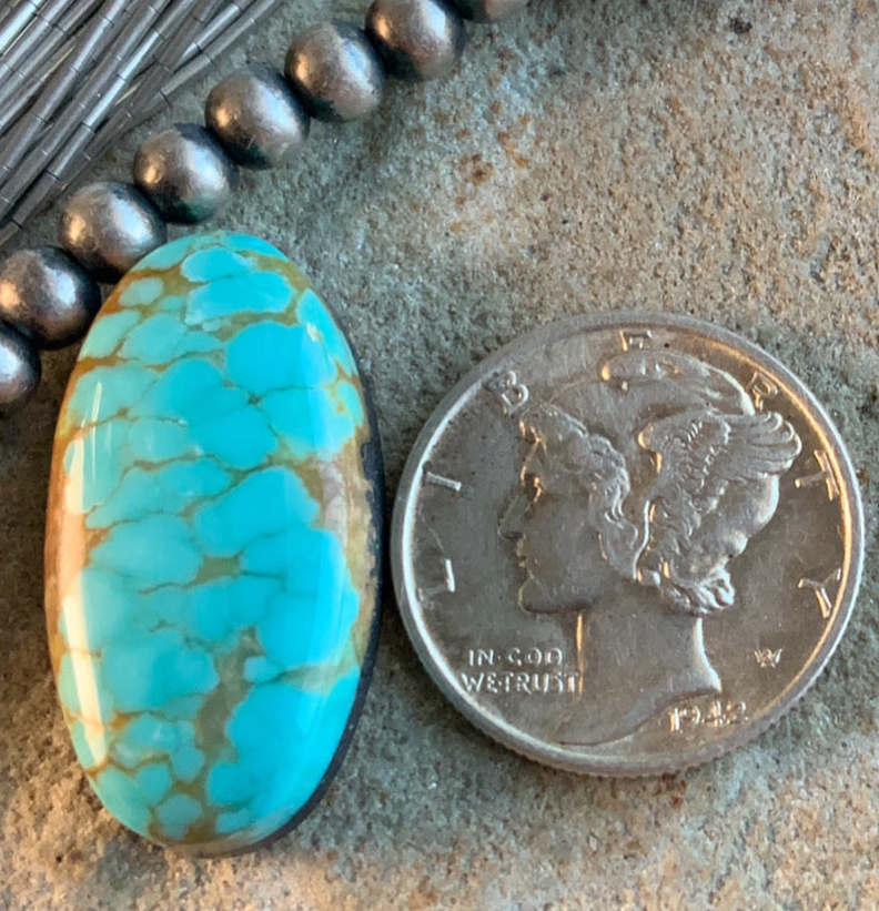 Number 8 Turquoise Oval Cabochon