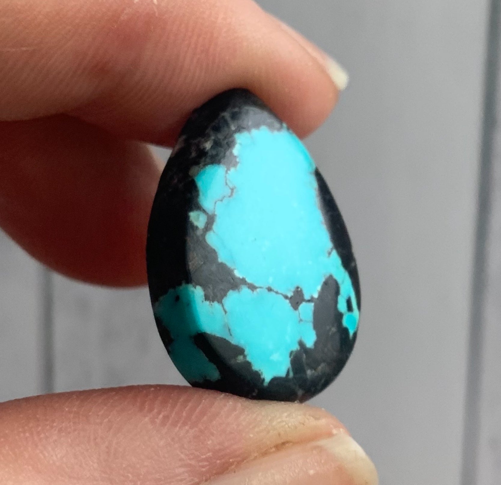 Bao Canyon Turquoise Teardrop Cabochon