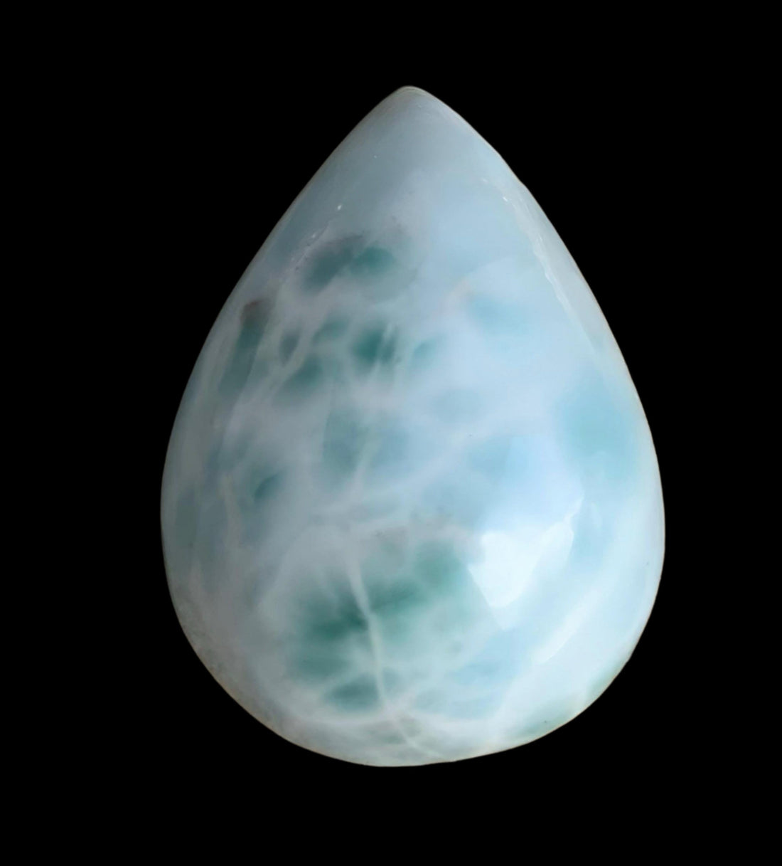 Larimar Dome Top Cabochon-Dominican Republic Gemstone