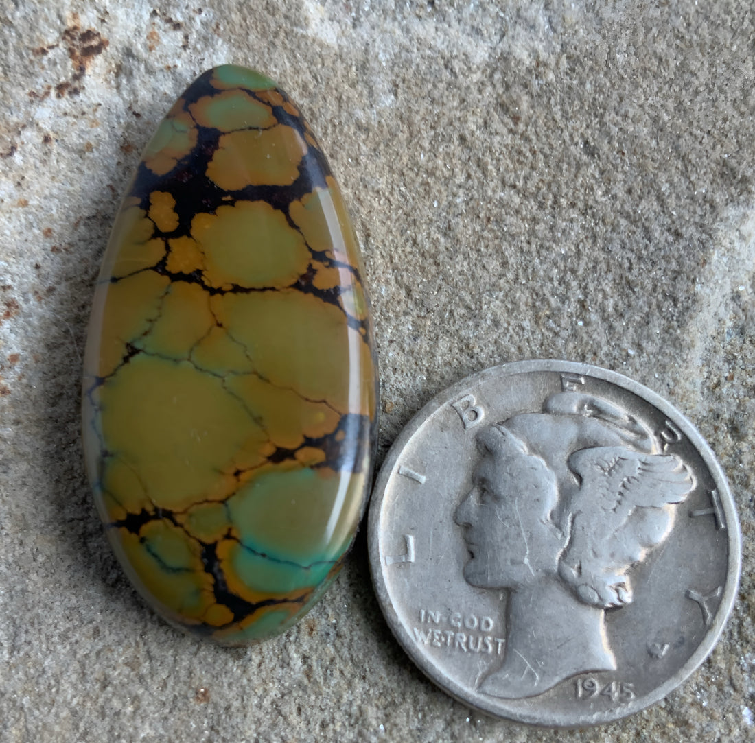 Beautiful Bao Canyon Turquoise Teardrop