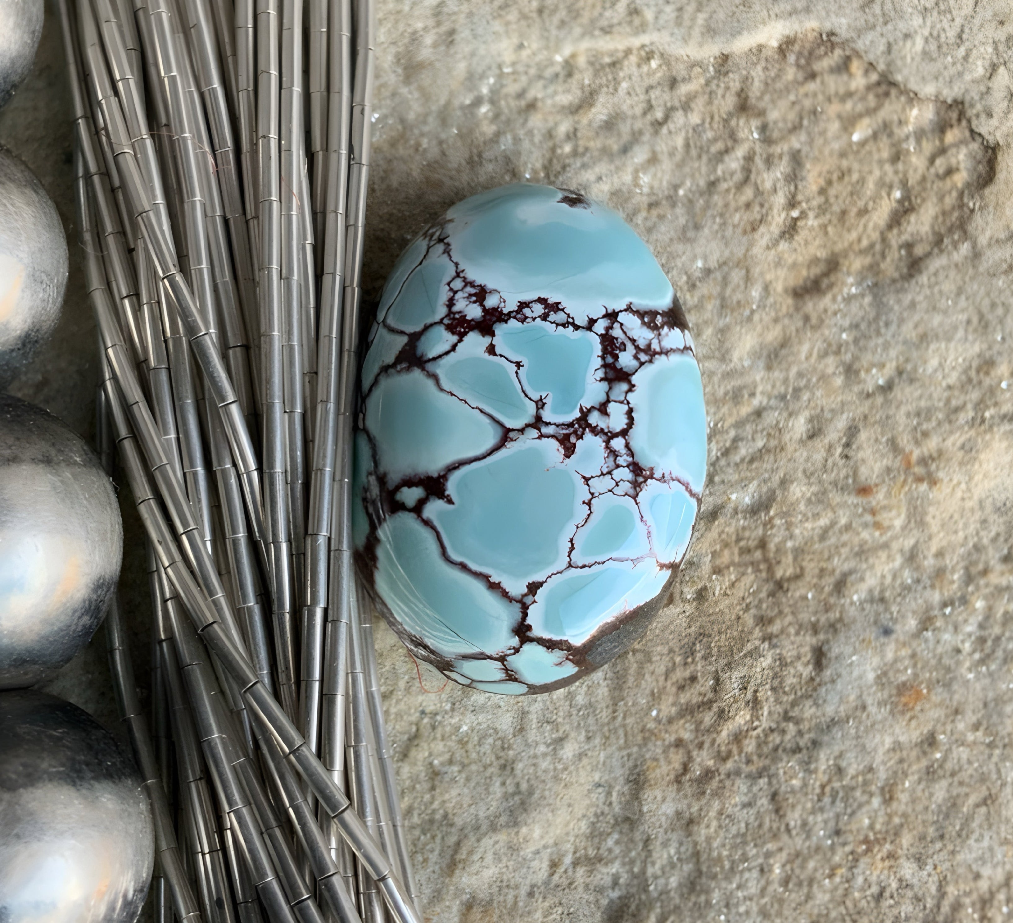 Gobi Desert Lavender or Golden Hills Oval Turquoise Gemstine #G138
