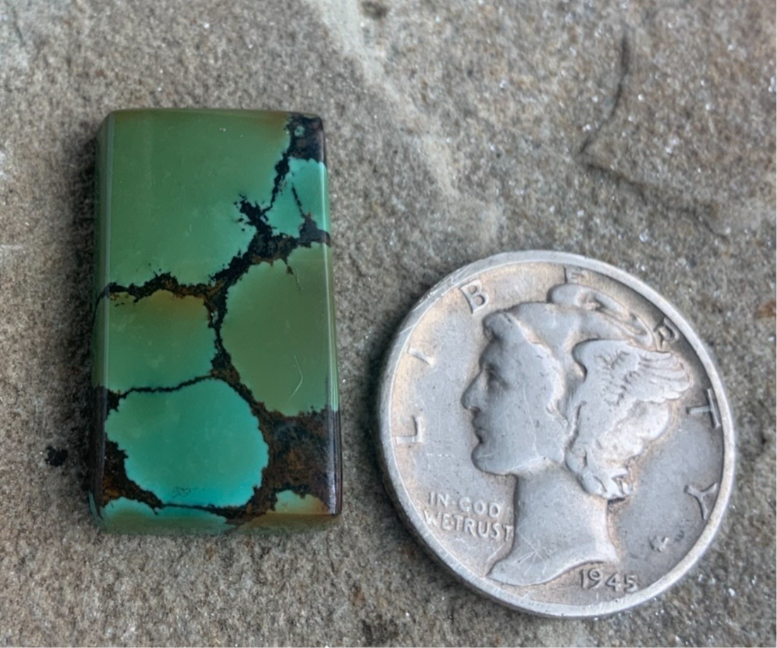 Bao Canyon Turquoise Rectangular Cabochon