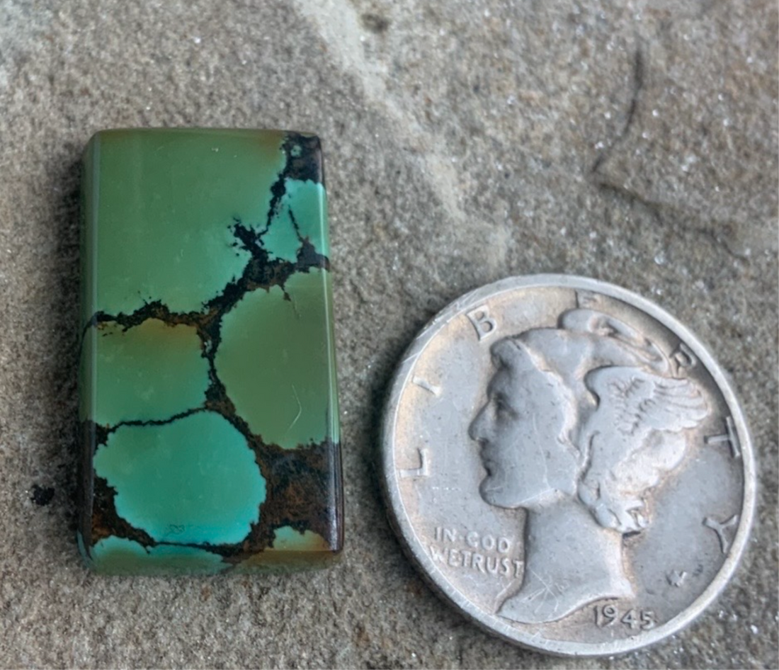 Bao Canyon Turquoise Rectangular Cabochon