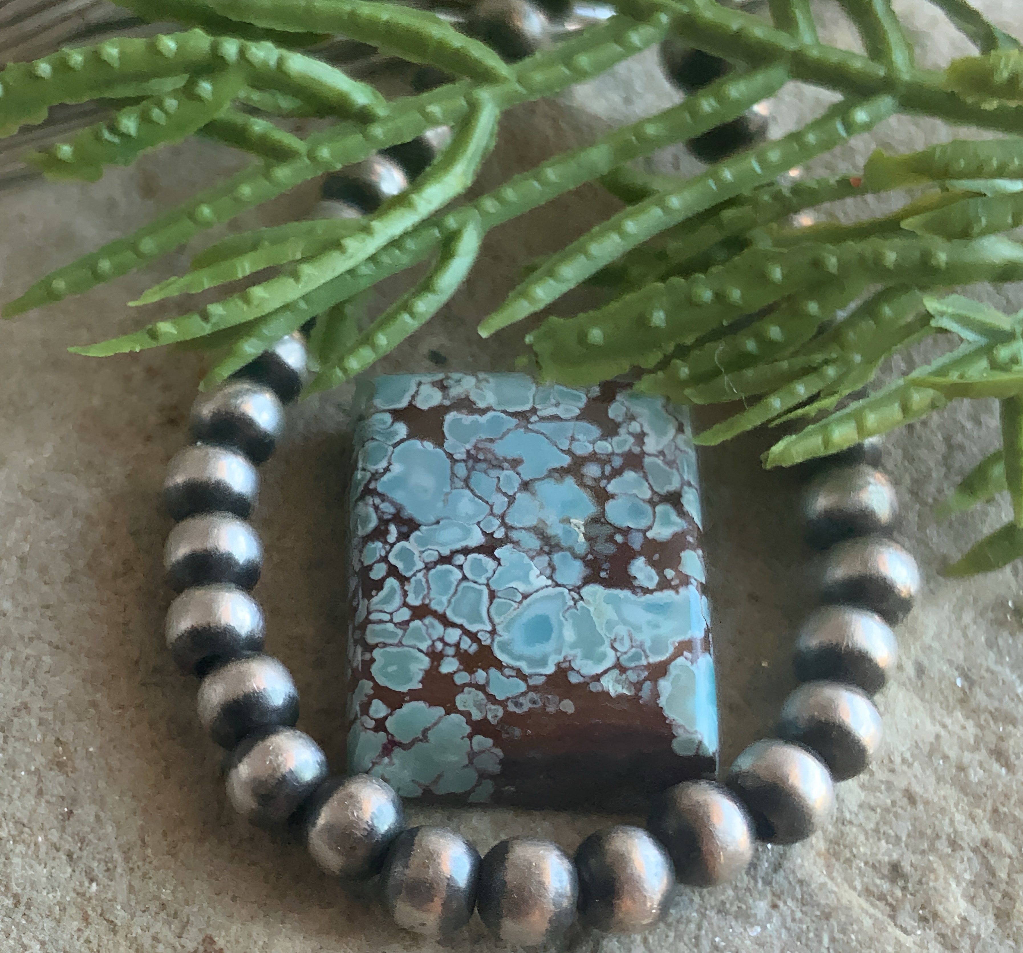 Gobi Desert Lavender or Golden Hills Turquoise Rectangular Gemstone