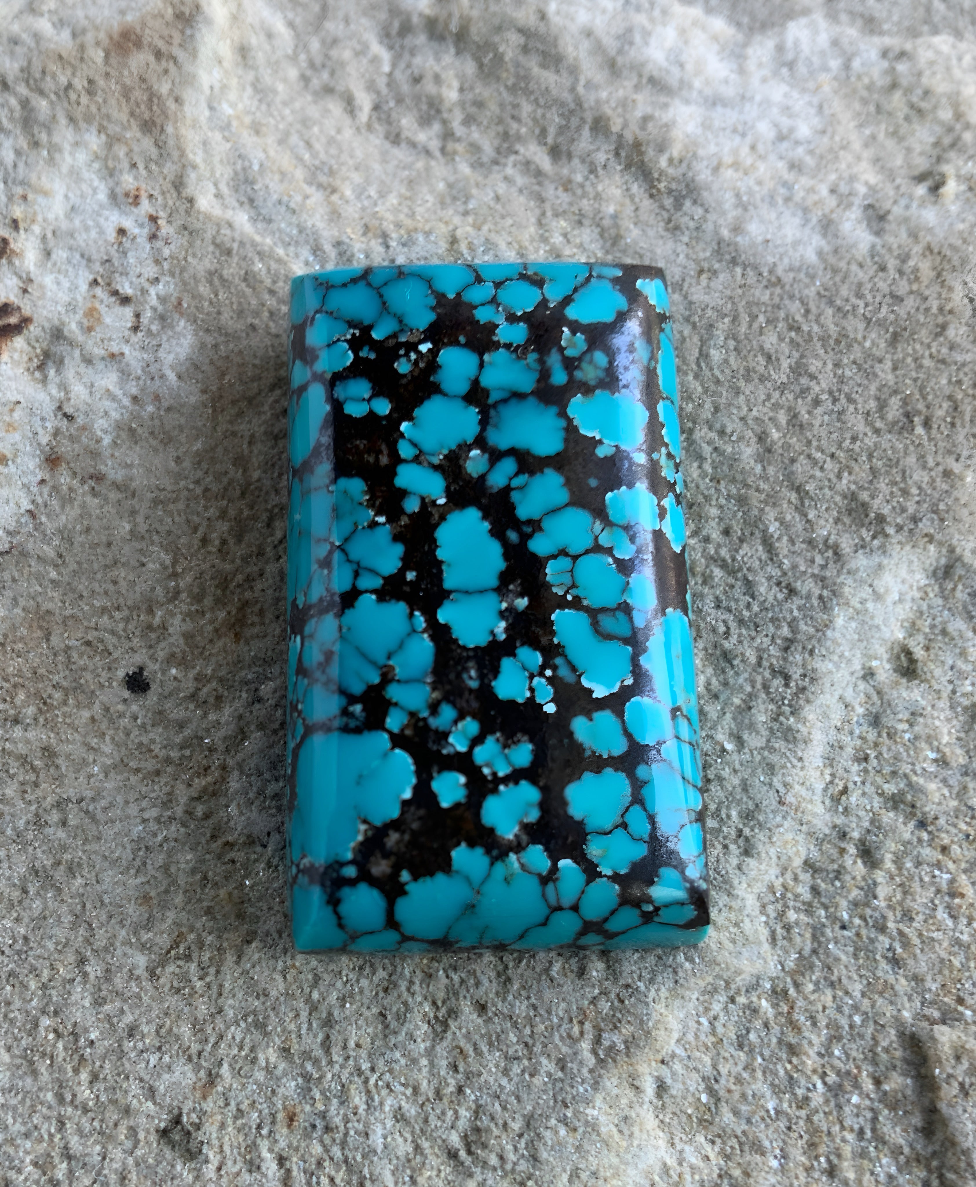 Bao Canyon Turquoise Rectangular Cabochon