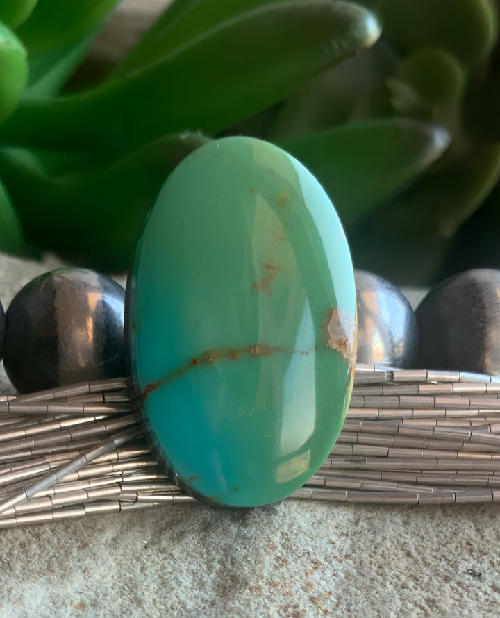Natural Royston Turquoise Oval Gemstone