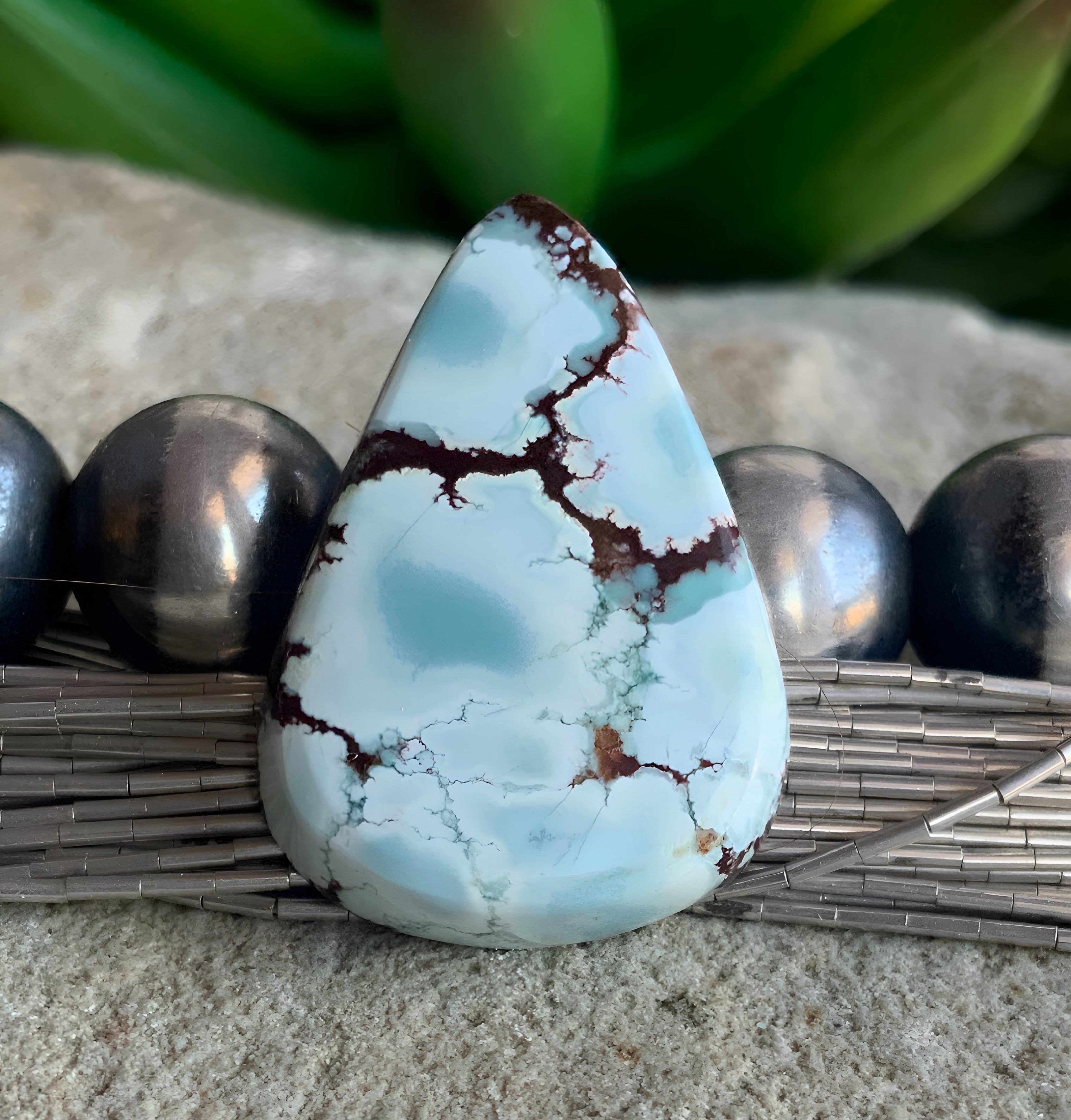 Gobi Desert Lavender Triangular Gemstone #G126