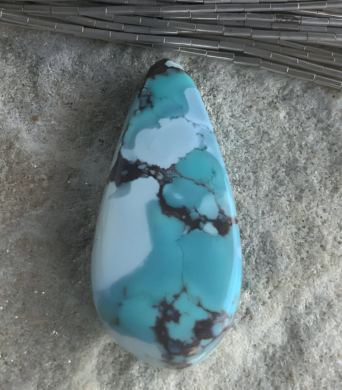 Gobi Desert Lavender or Golden Hills Turquoise Teardrop #G151