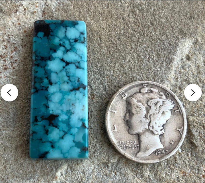 Beautiful Blue Bao Canyon Rectangle Cabochon BC122