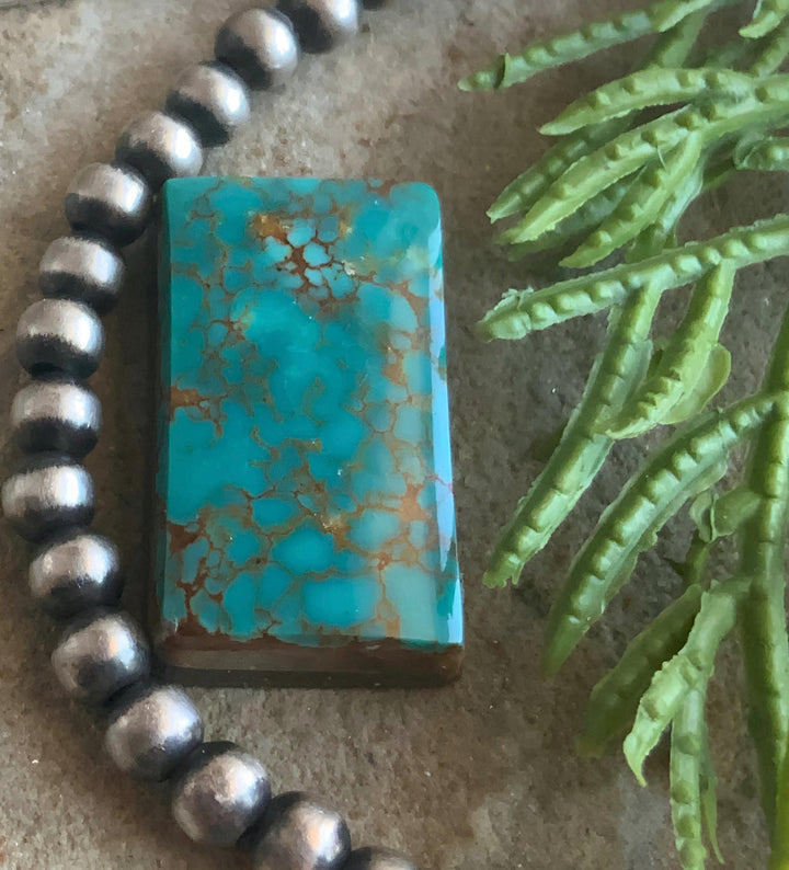 Lone Mountain Turquoise Rectangular Gemstone