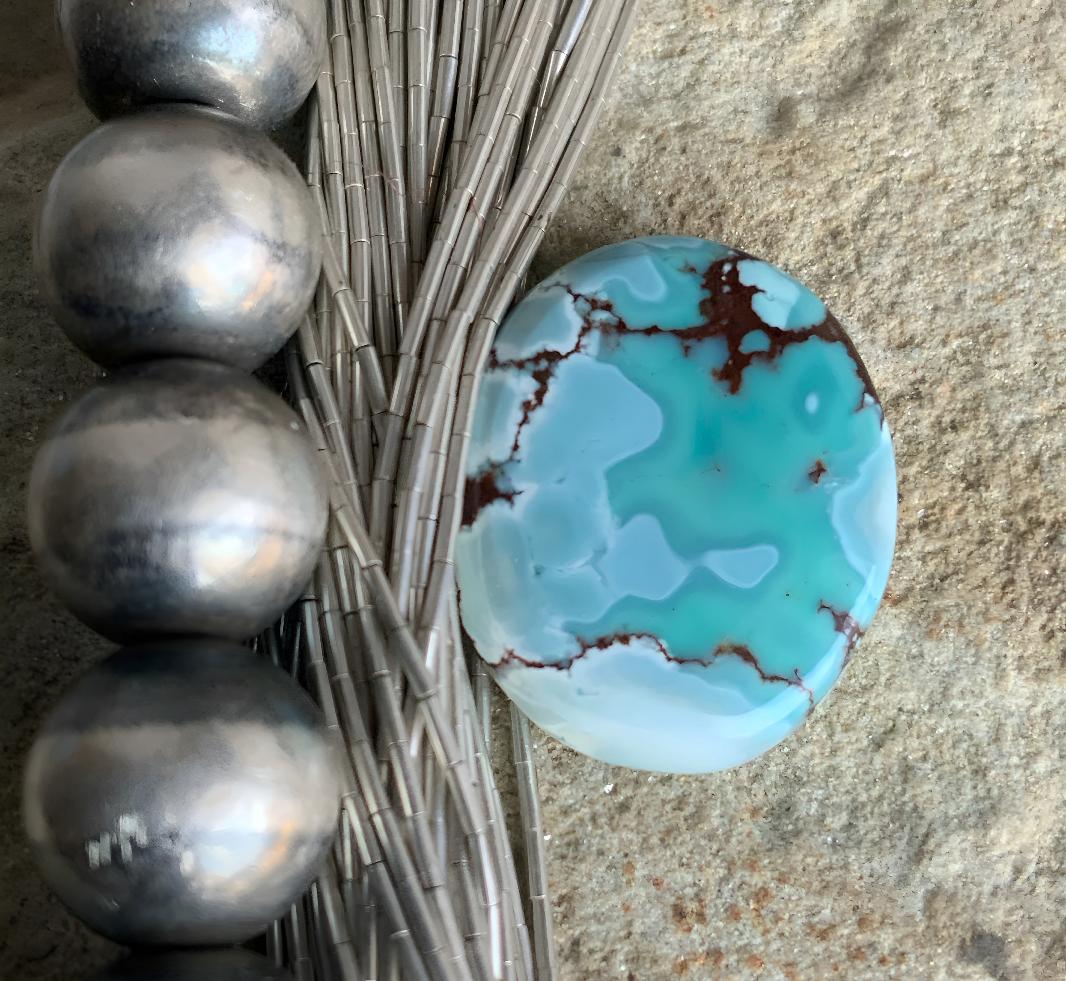 Gobi Desert Lavender or Golden Hills Turquoise Oval Gemstone #G131