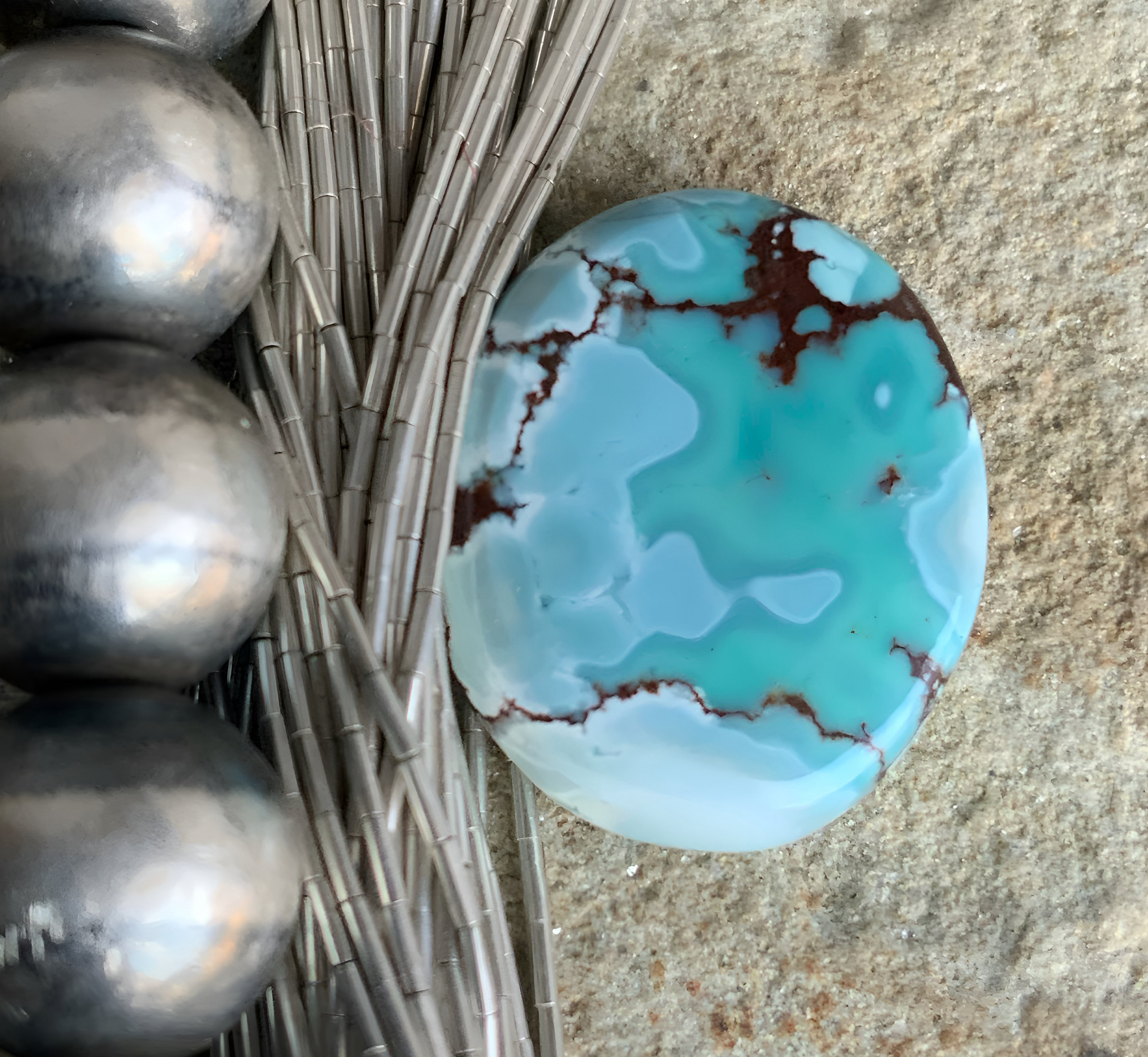 Gobi Desert Lavender or Golden Hills Turquoise Oval Gemstone #G131