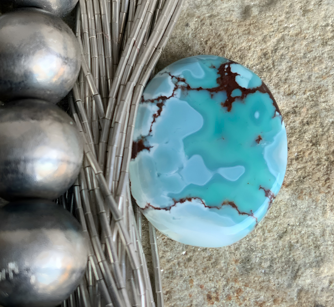 Gobi Desert Lavender or Golden Hills Turquoise Oval Gemstone #G131