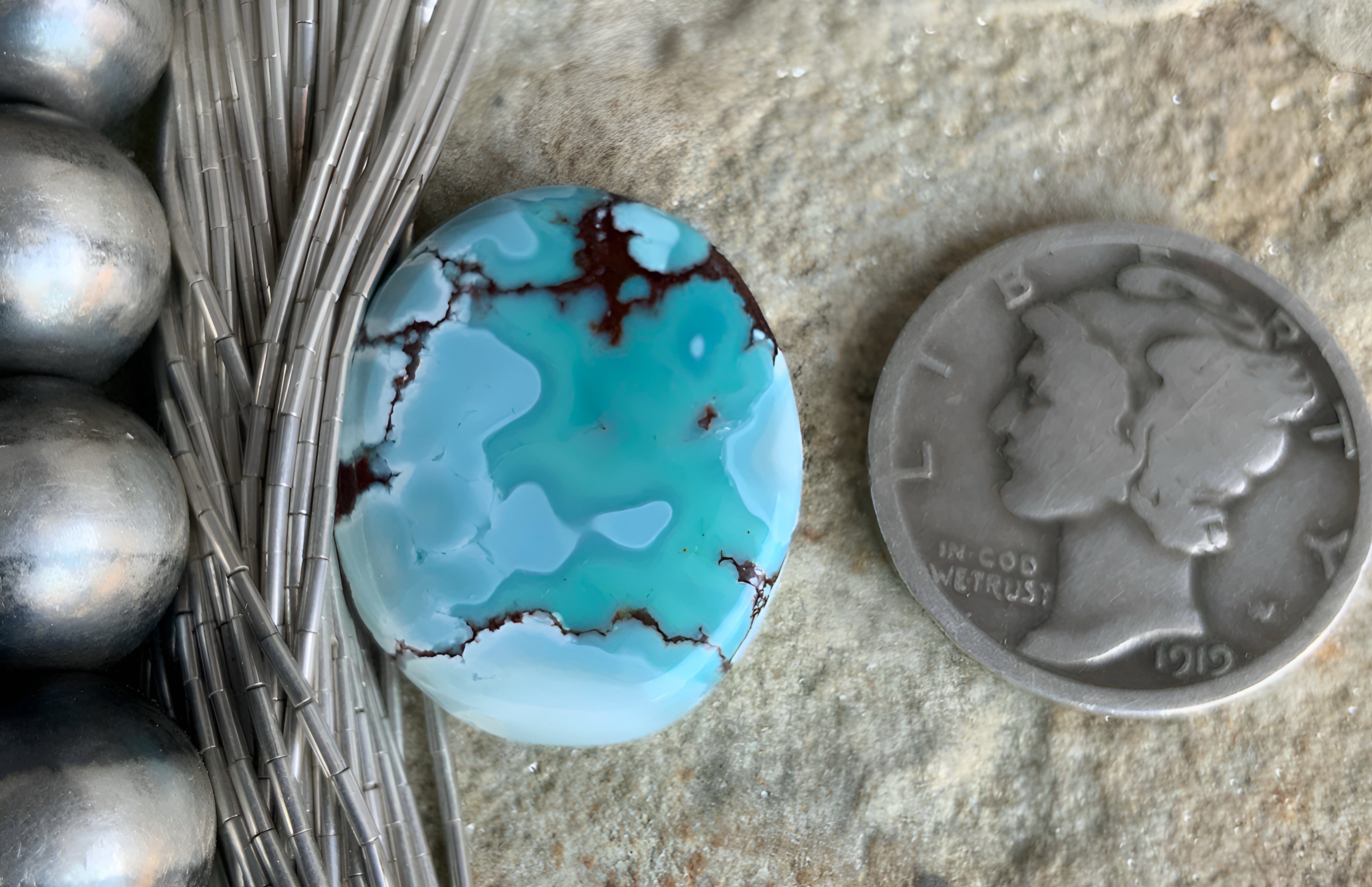 Gobi Desert Lavender or Golden Hills Turquoise Oval Gemstone #G131