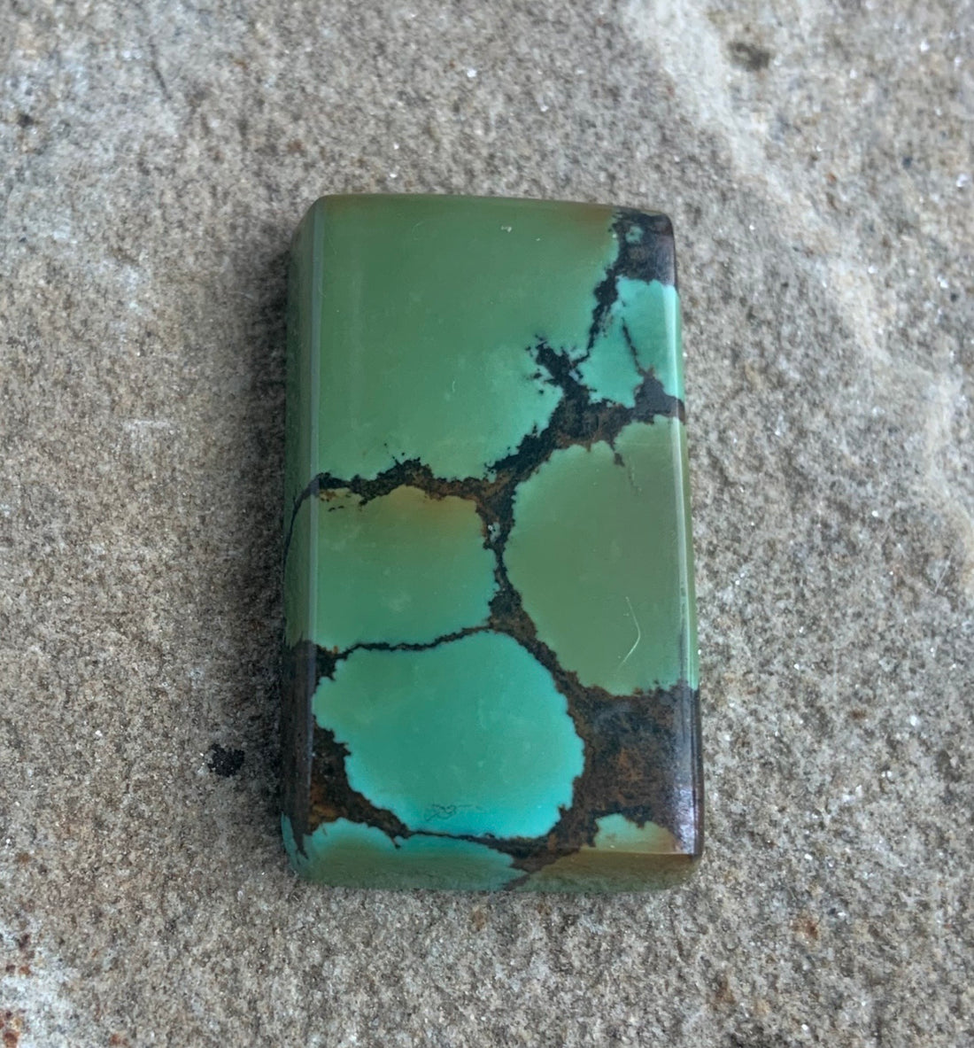 Bao Canyon Turquoise Rectangular Cabochon