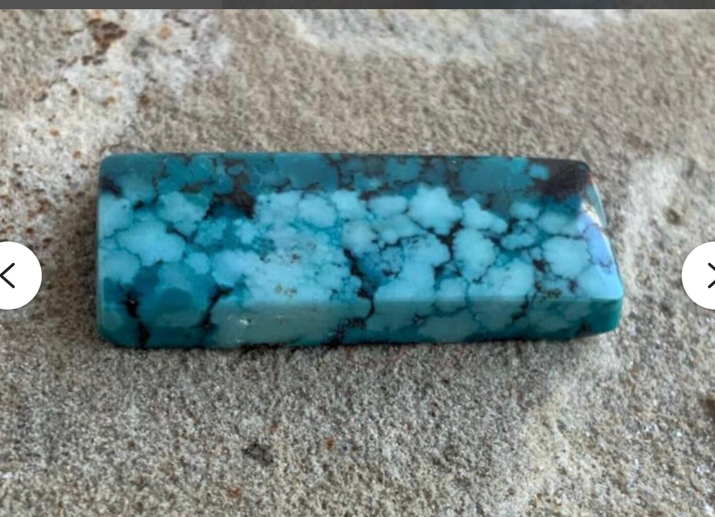 Beautiful Blue Bao Canyon Rectangle Cabochon BC122