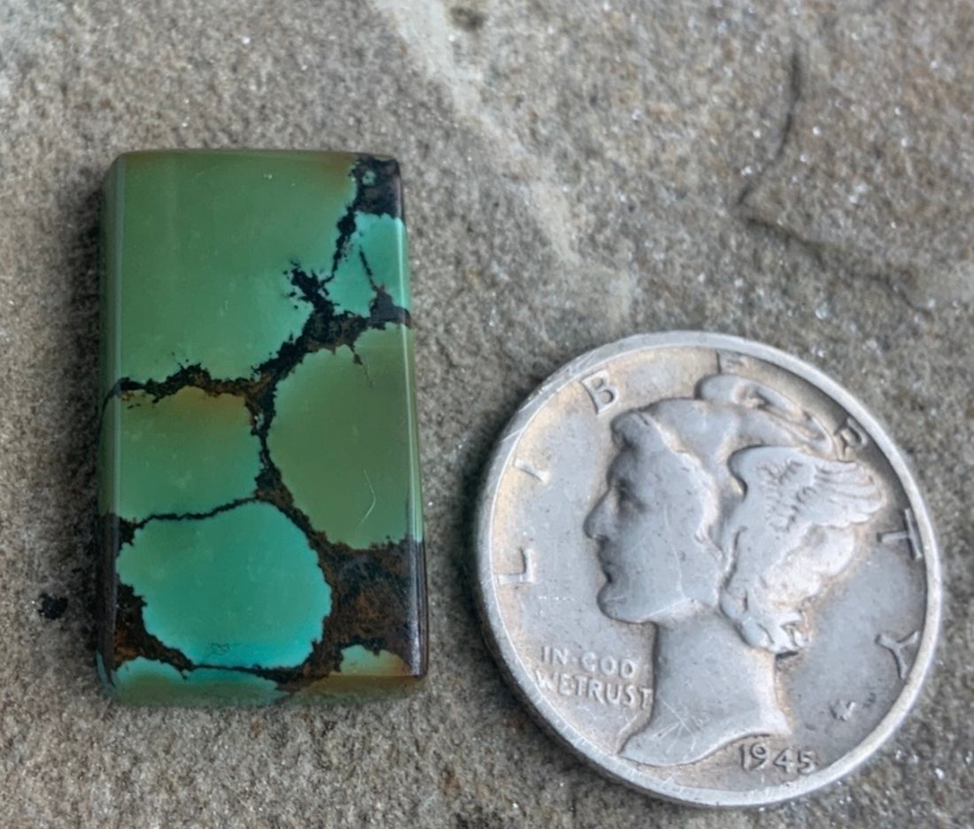 Bao Canyon Turquoise Rectangular Cabochon