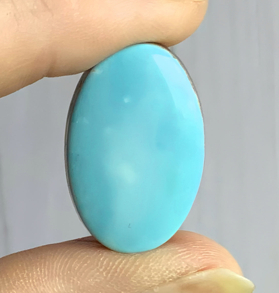 Blue Gem Turquoise Oval Cabochon