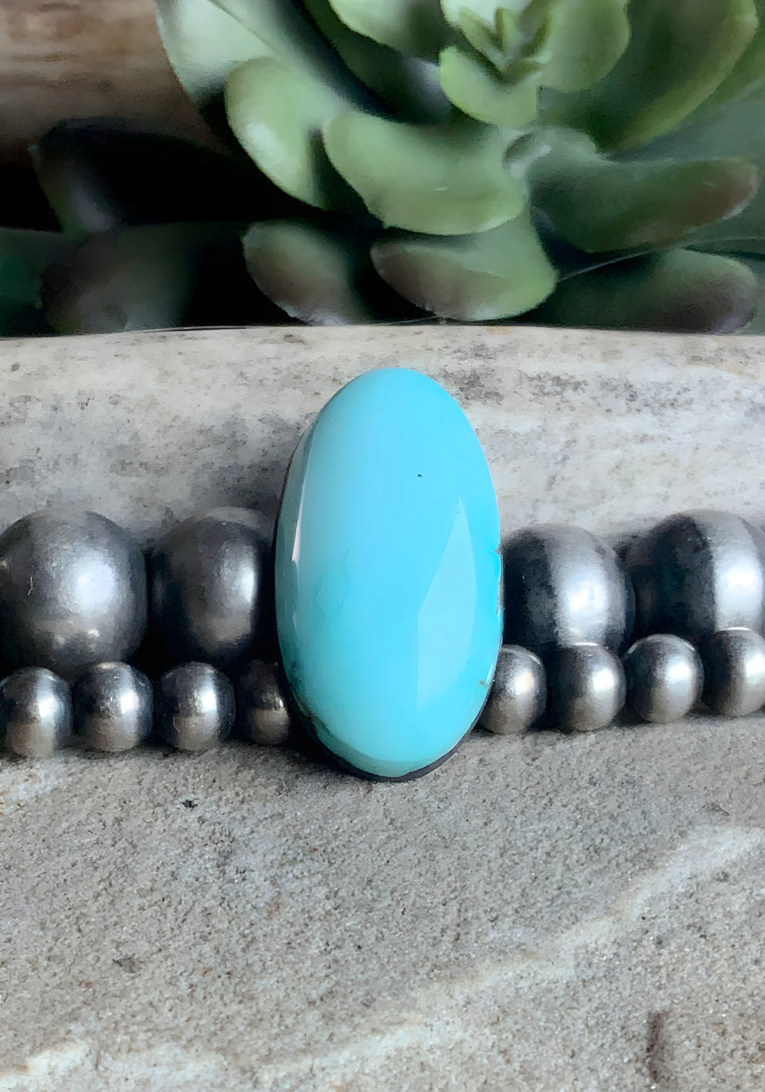 Natural Sleeping Beauty Turquoise Oval Cabochon