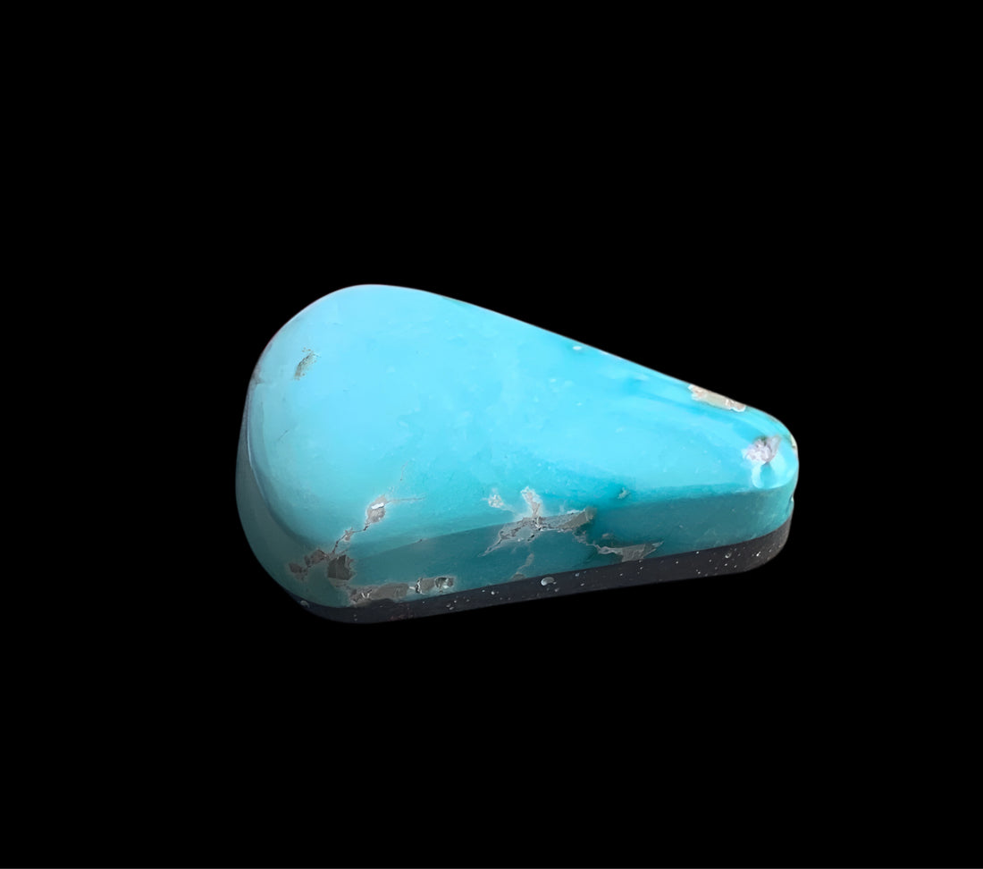 Royston Turquoise Triangular Blue Cabochon