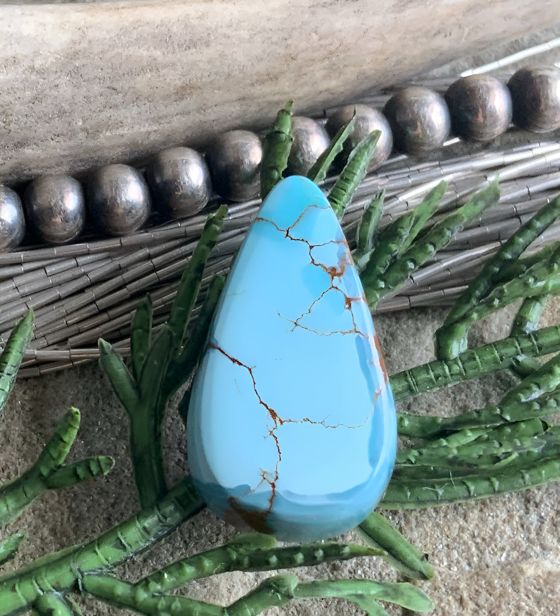 Gobi Desert Lavender or Golden Hills Turquoise Teardrop #G122