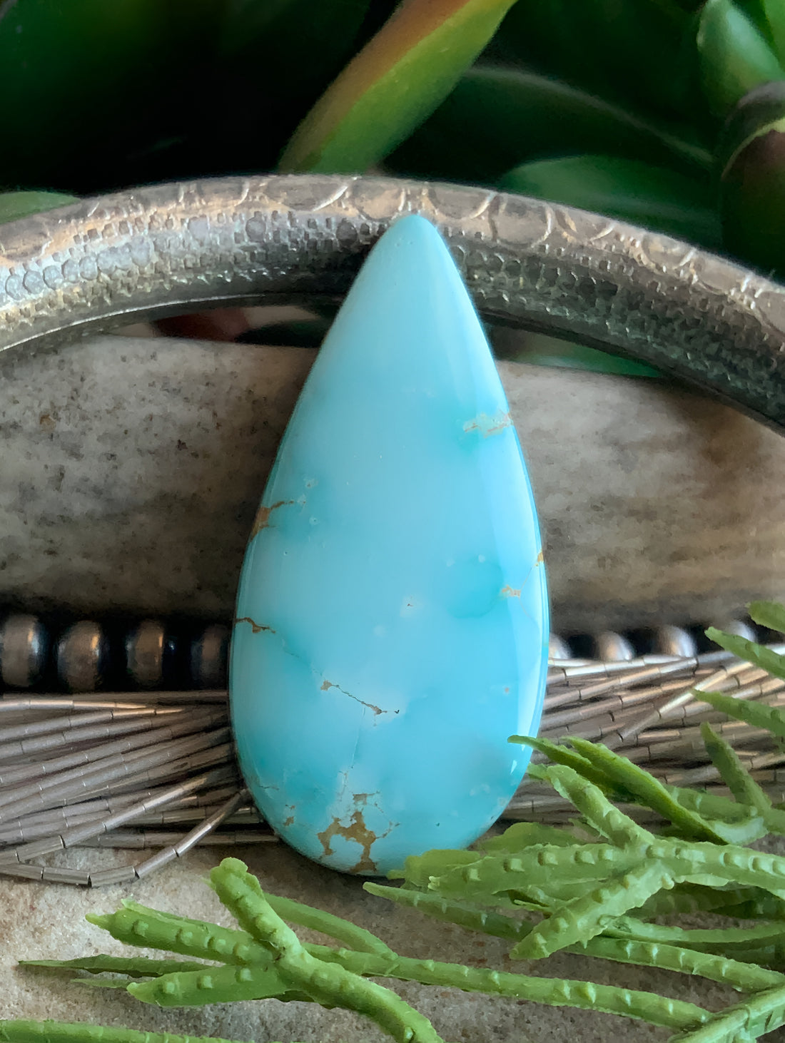 Natural Number Eight Teardrop-Nevada Gemstone
